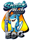 shark club edc white border